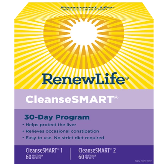 Renew Life CleanseSMART with Diet Diary Analysis, Dietary Recommendations, & Phone/Text/Email Support