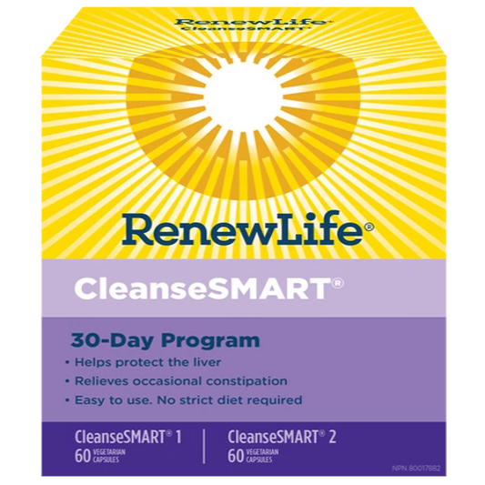 Renew Life CleanseSMART with Diet Diary Analysis, Dietary Recommendations, & Phone/Text/Email Support