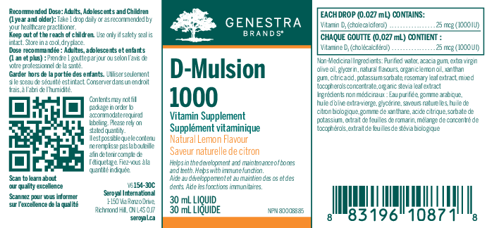 D-Mulsion Natural Lemon Flavour