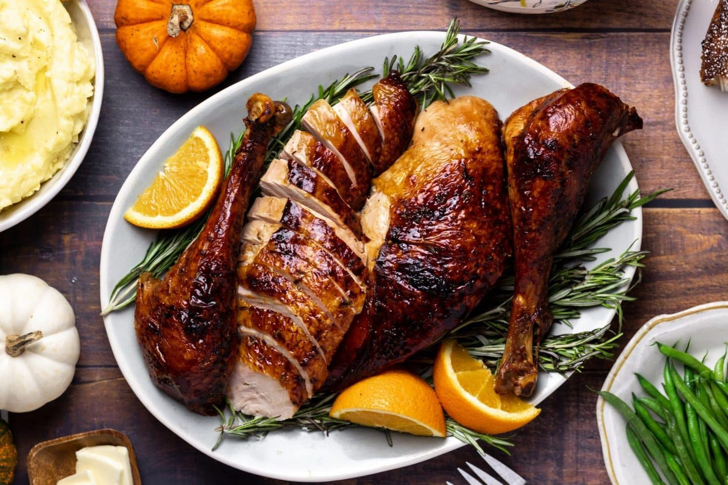 The Holiday Hero - Pastured Orlopp Bronze Turkey and Organic Spices Bundle